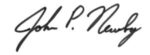 John Newby signature